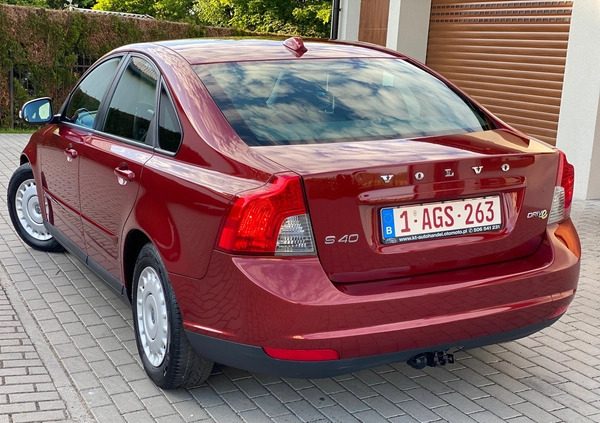 Volvo S40 cena 26900 przebieg: 126471, rok produkcji 2010 z Rawicz małe 781